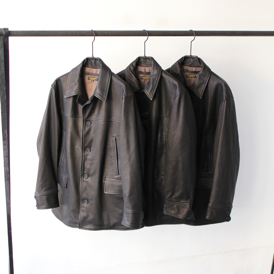 Bricklayer - Leather Car Coat